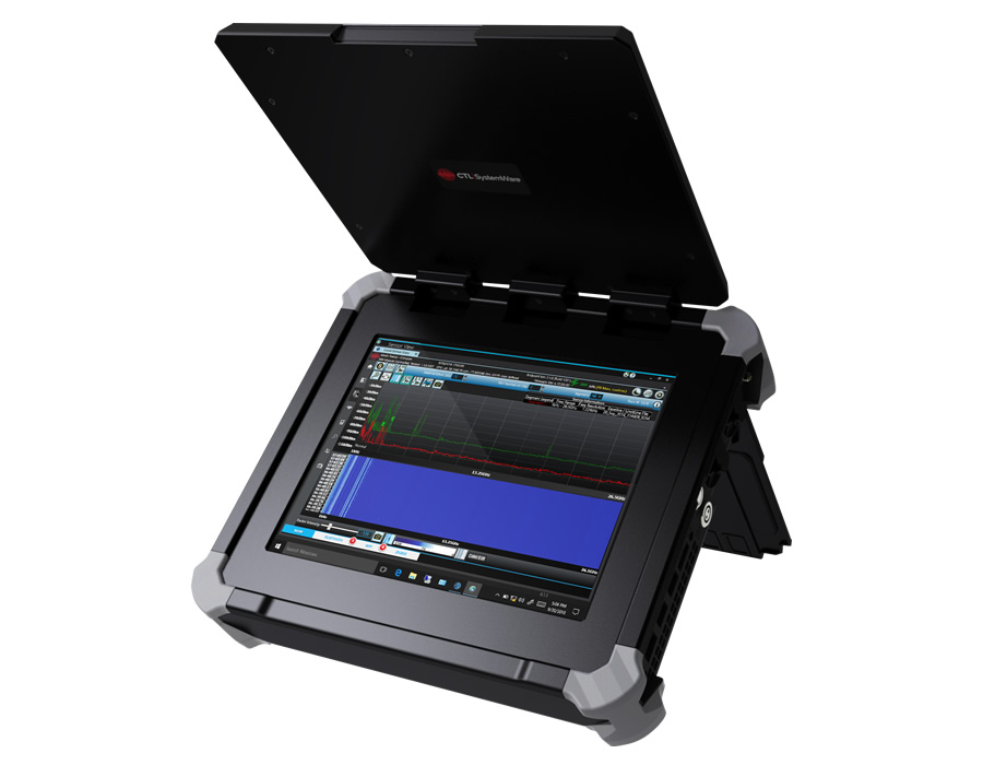 Spectrum Guard hardware depicting analysis screen